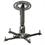 Peerless PARAMOUNT Ceiling/Wall Projector Mount with Adjustable Extension PPA - Mounting kit ( extension column, ceiling plate, mounting adapter, horizontal adjuster ) for projector ( Tilt & Swivel ) - cold-rolled steel - black